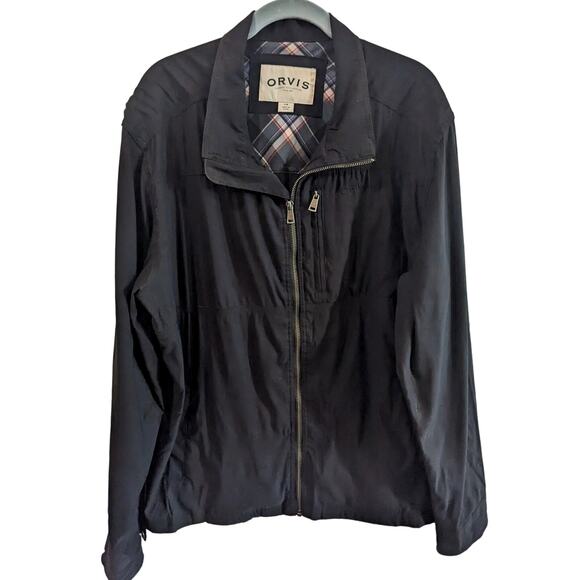 Orvis Classic Collection Lightweight Water Resistant Nylon Jacket Large - Picture 3 of 5